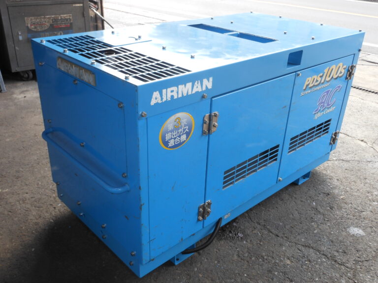 PDS100SC-5C1　25馬力　中古コンプレッサー　AIRMAN　アフタークーラー仕様