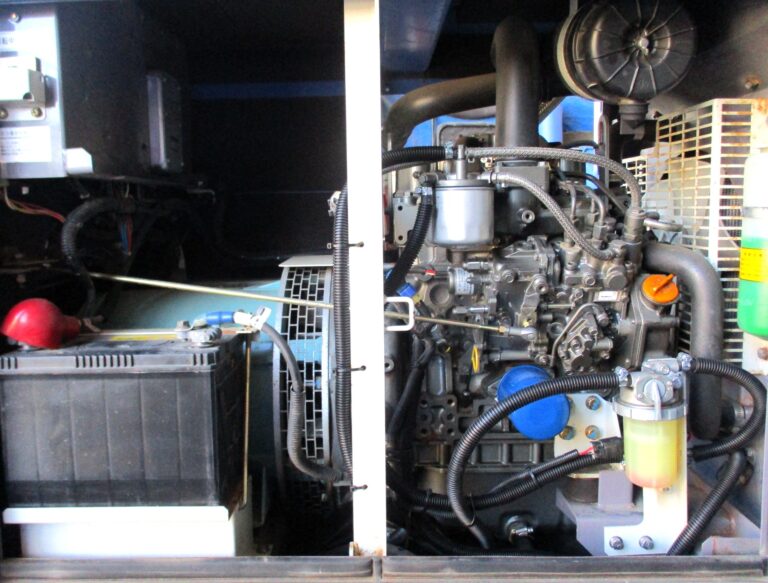 DCA-13LSYB 13KVA 中古発電機 デンヨー リークガード・ビックタンク 三相⇔単相切替仕様