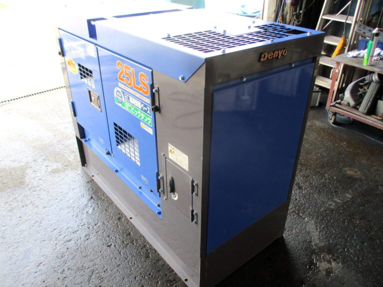 DCA-25LSKB　25KVA　中古発電機　デンヨー　ワンタッチ切替方式３電源機　ビックタンク