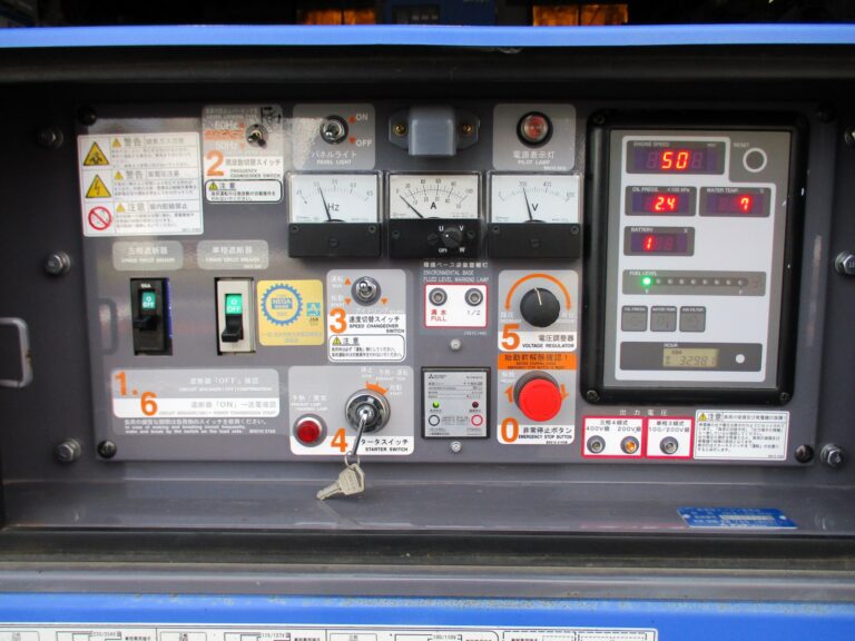 DCA-25LSKB　25KVA　中古発電機　デンヨー　ワンタッチ切替方式３電源機　ビックタンク