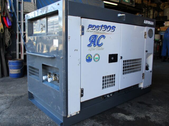 PDS130SC-5C3 35馬力 中古コンプレッサー AIRMAN アフタークーラー仕様