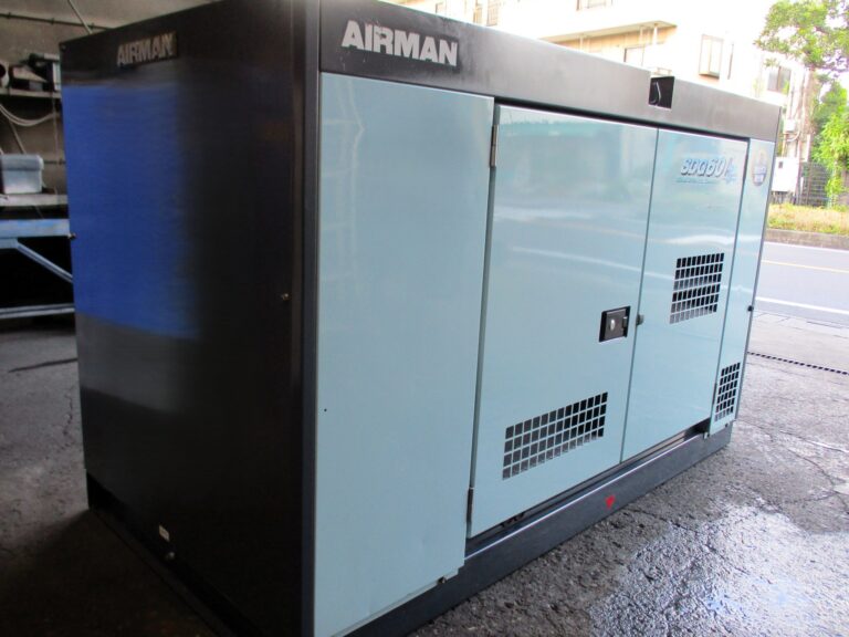 SDG60AS　60KVA　中古発電機　AIRMAN　極超低騒音型