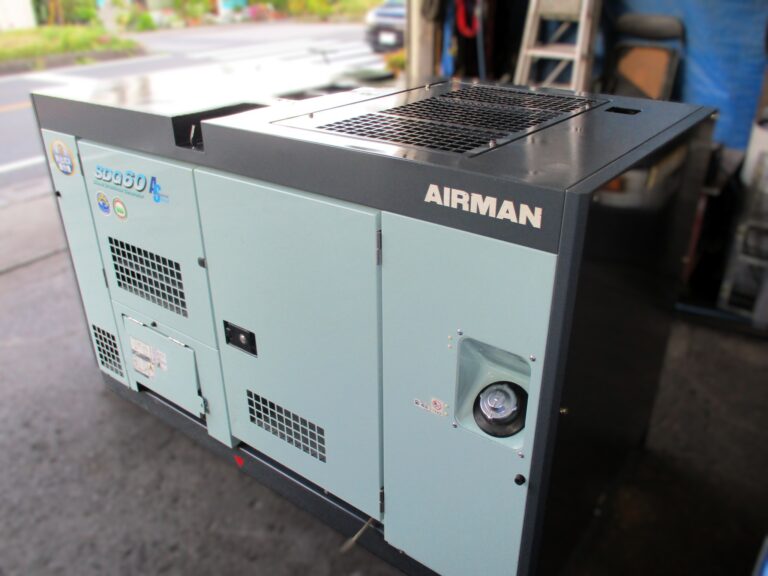 SDG60AS　60KVA　中古発電機　AIRMAN　極超低騒音型