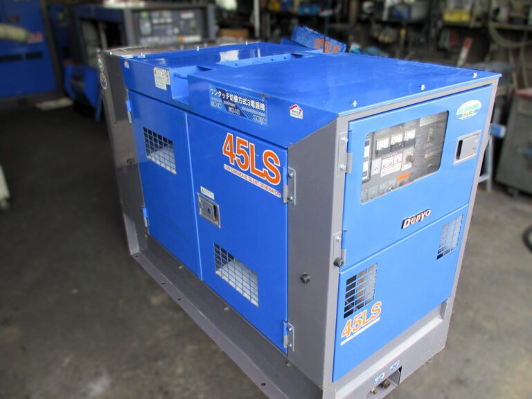 DCA-45LSKE 45KVA 中古発電機 デンヨー ワンタッチ切替方式3電源機 エコベース
