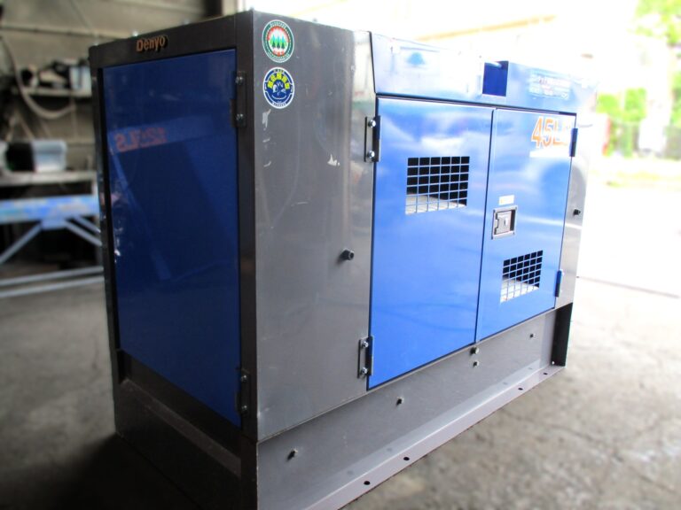 DCA-45LSKE 45KVA 中古発電機 デンヨー ワンタッチ切替方式3電源機 エコベース