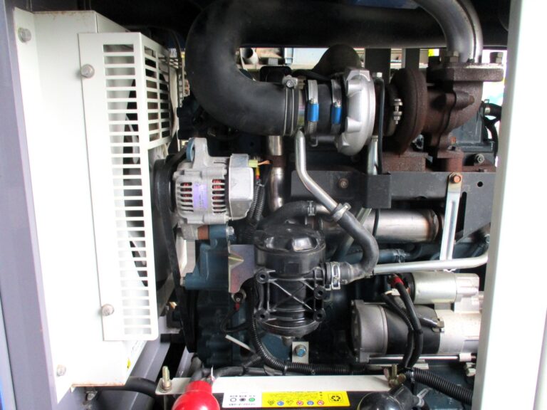 DCA-45LSKE 45KVA 中古発電機 デンヨー ワンタッチ切替方式3電源機 エコベース