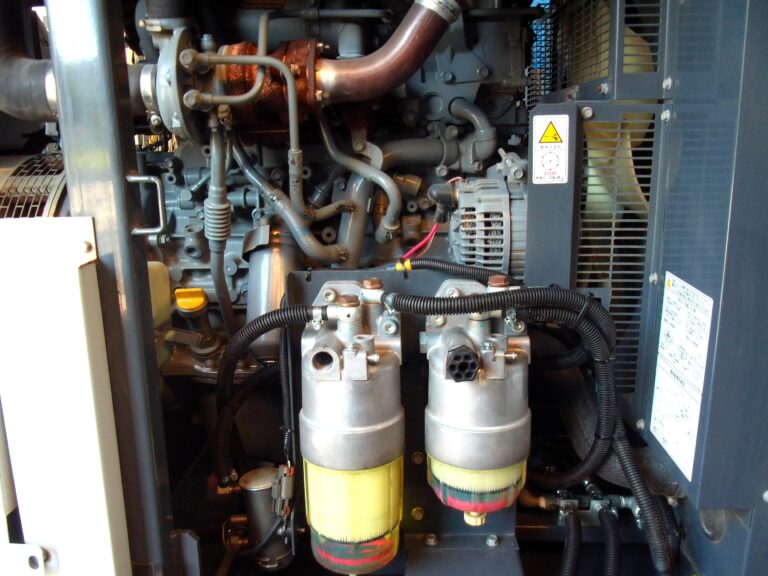 SDG60LA-5B1 60KVA 中古発電機 AIRMAN 三相⇔単相3線同時使用 オイルガード