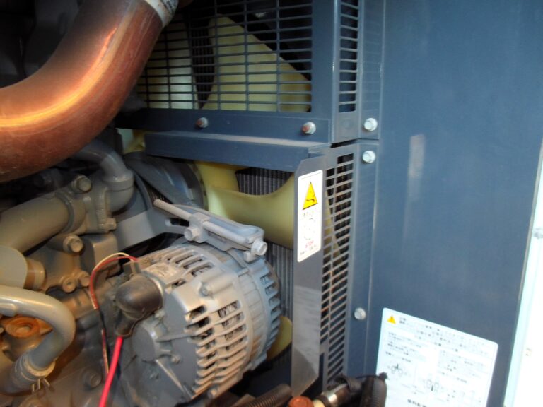 SDG60LA-5B1 60KVA 中古発電機 AIRMAN 三相⇔単相3線同時使用 オイルガード