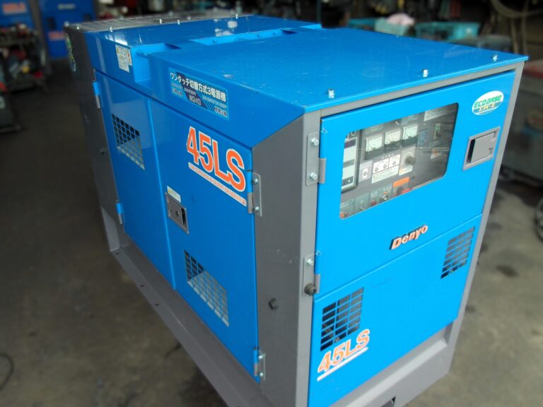 DCA-45LSKE　45KVA　中古発電機　デンヨー　ワンタッチ切替方式３電源機　エコベース