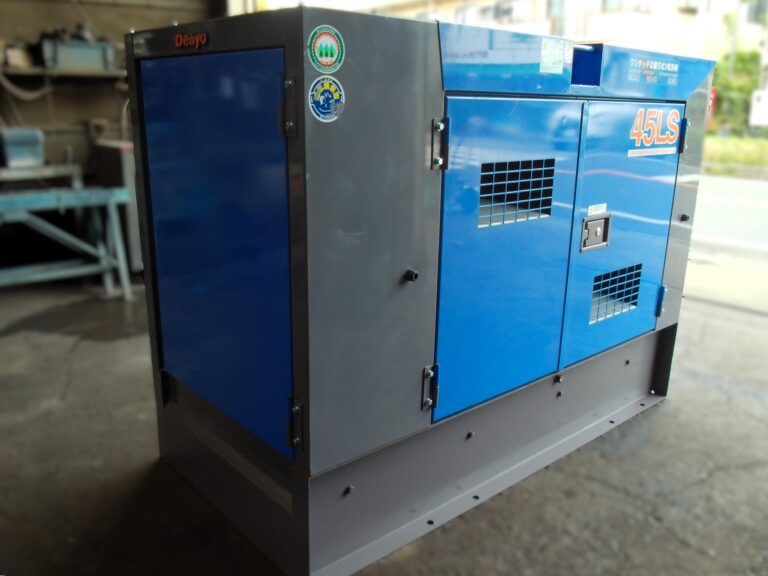 DCA-45LSKE　45KVA　中古発電機　デンヨー　ワンタッチ切替方式３電源機　エコベース