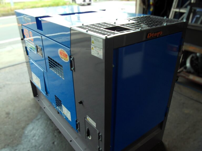 DCA-45LSKE　45KVA　中古発電機　デンヨー　ワンタッチ切替方式３電源機　エコベース