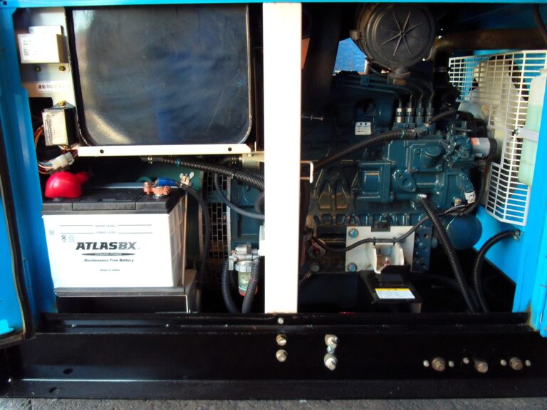 DCA-25LSK 25KVA 中古発電機 デンヨー ワンタッチ切替方式3電源機